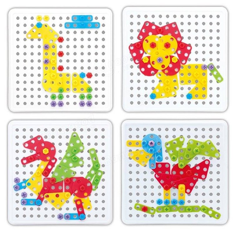 Animal Assembly Model Kit Block Toy Educational Children DIY Toy-10