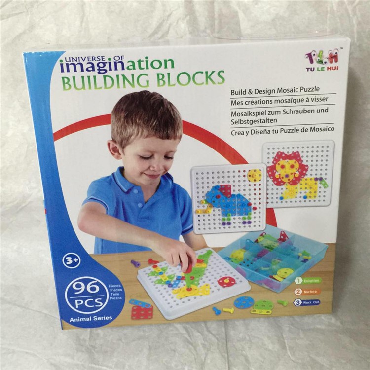 Animal Assembly Model Kit Block Toy Educational Children DIY Toy-12