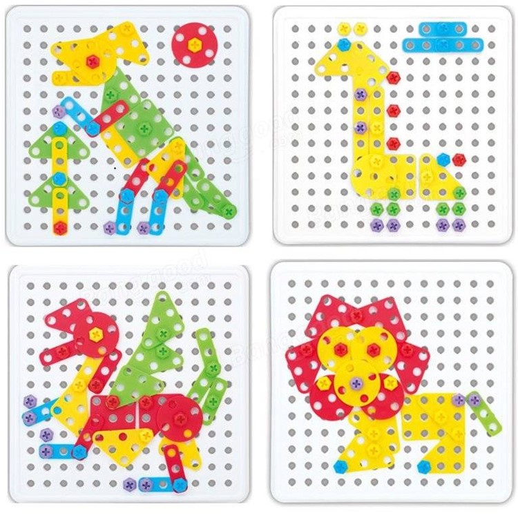 Animal Assembly Model Kit Block Toy Educational Children DIY Toy-9
