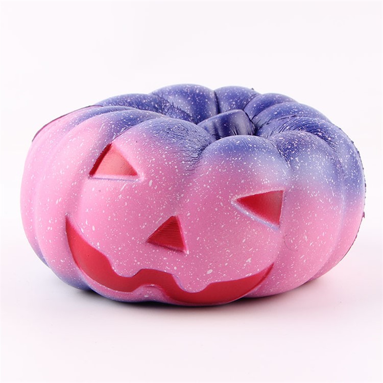 10cm Halloween Squishy PU Starry Pumpkin Slow Rebound Soft Squeeze Toy for Stress Relief-4