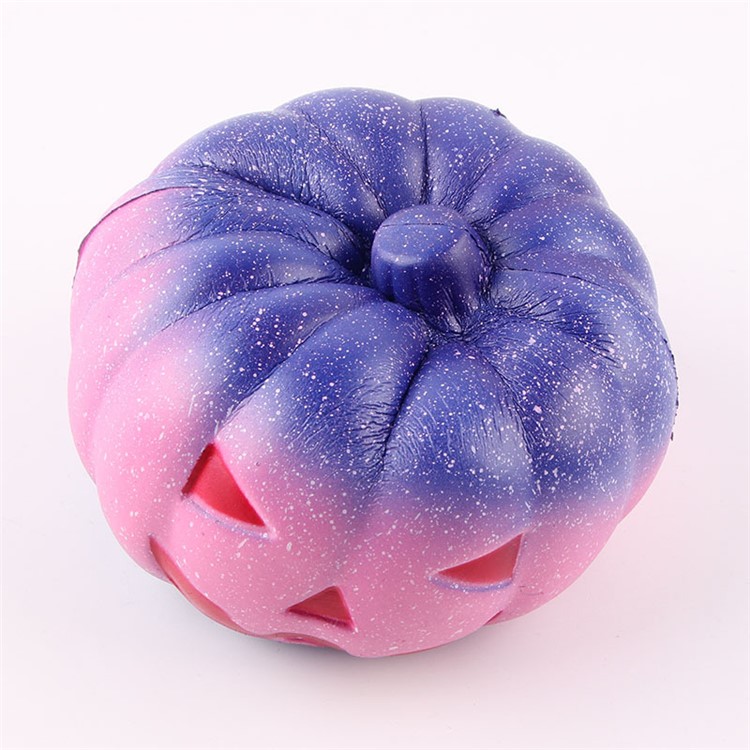 10cm Halloween Squishy PU Starry Pumpkin Slow Rebound Soft Squeeze Toy for Stress Relief-5