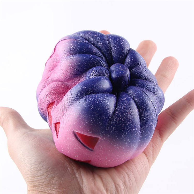 10cm Halloween Squishy PU Starry Pumpkin Slow Rebound Soft Squeeze Toy for Stress Relief-8