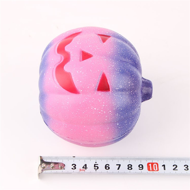 10cm Halloween Squishy PU Starry Pumpkin Slow Rebound Soft Squeeze Toy for Stress Relief-9
