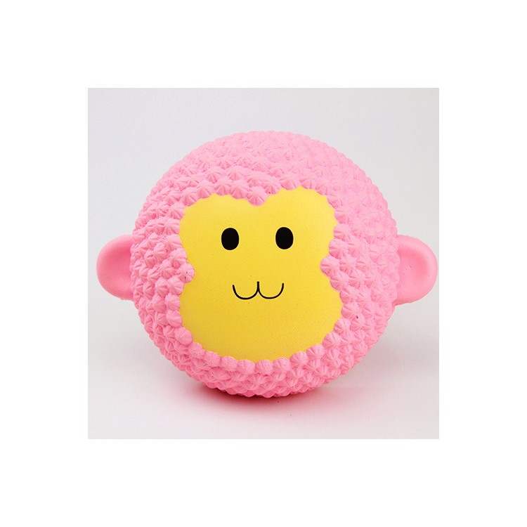 Slow Rising Squishy Cake Shape Stress Relief Soft Hand Toy - Monkey-1