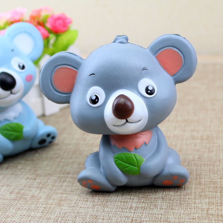 PU Stress Relief Koala Reduced Pressure Squishy Toy - Grey-1