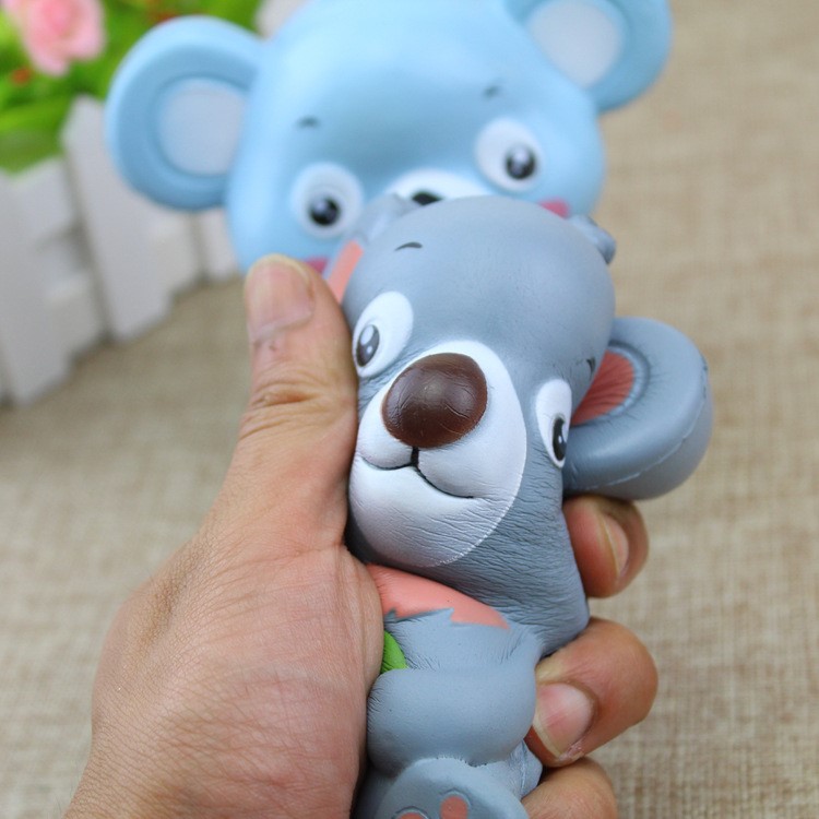 PU Stress Relief Koala Reduced Pressure Squishy Toy - Grey-2