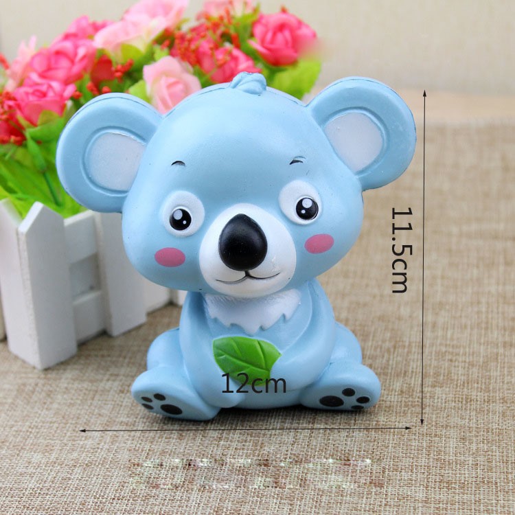 PU Stress Relief Cute Koala Reduced Pressure Squishy Toy - Blue-1