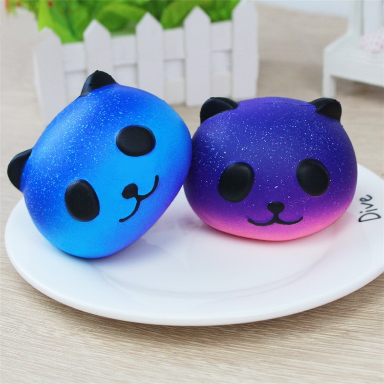 Lovely Squishy Slow Rising Soft Squishy Charm Toy for Stress Relief - Cosmic Panda-2