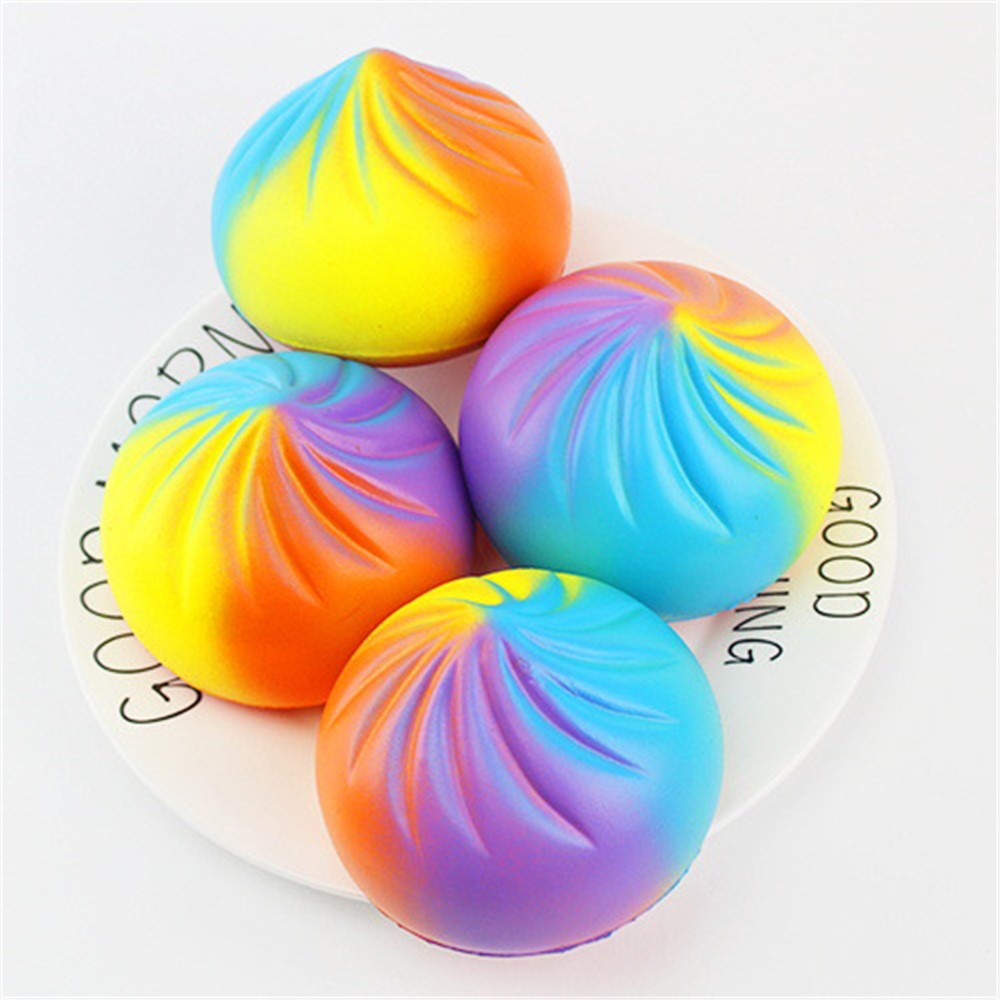 PU Stress Relief Steamed Stuffed Bun Reduced Pressure Squishy Toy-1