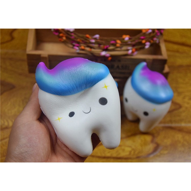PU Stress Relief Pearly Teeth Reduced Pressure Squishy Toy-5