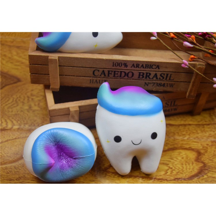 PU Stress Relief Pearly Teeth Reduced Pressure Squishy Toy-7