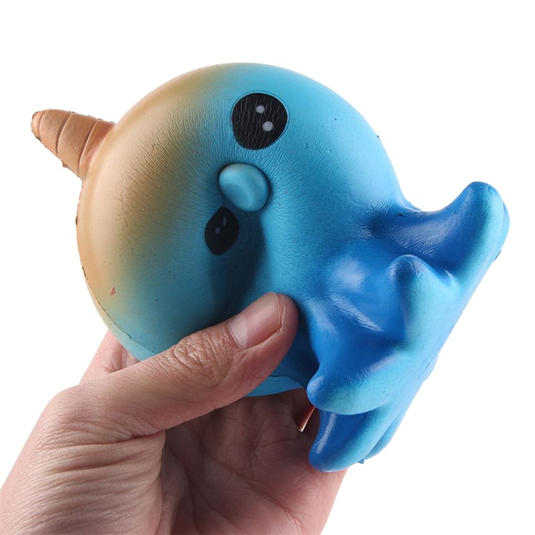 Lovely Octopus Pattern PU Squishy Toy Hand Squishy Squeeze Toy - Blue-2