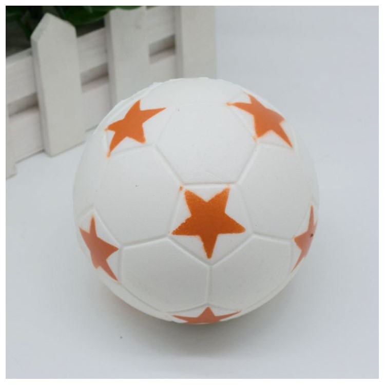 Squishy Stress Relief Squeezing Simulative Kids Toy - Stars Pattern Football-1