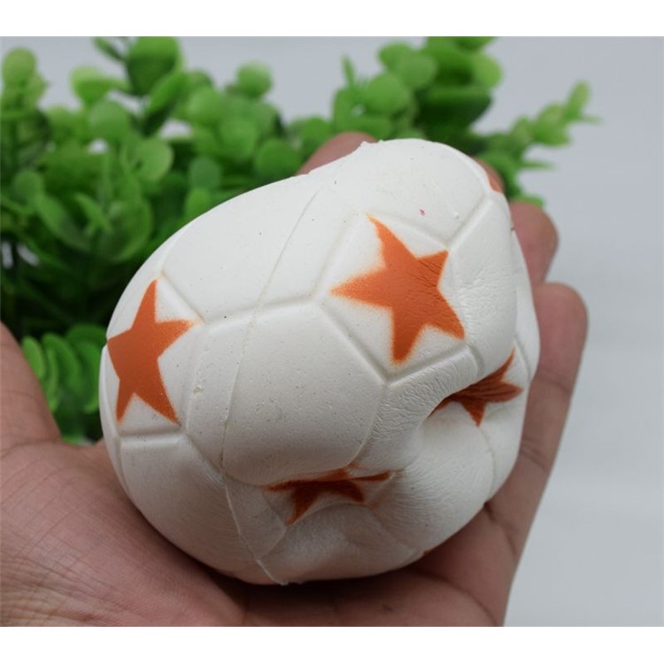 Squishy Stress Relief Squeezing Simulative Kids Toy - Stars Pattern Football-2