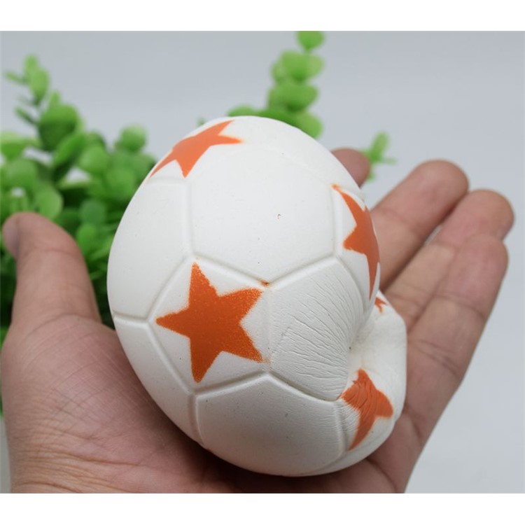 Squishy Stress Relief Squeezing Simulative Kids Toy - Stars Pattern Football-4
