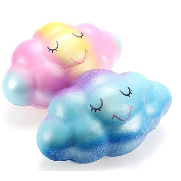 Cute Cloud Pattern Squishy Toy Hand Fidget Squishy Squeeze Toy-2