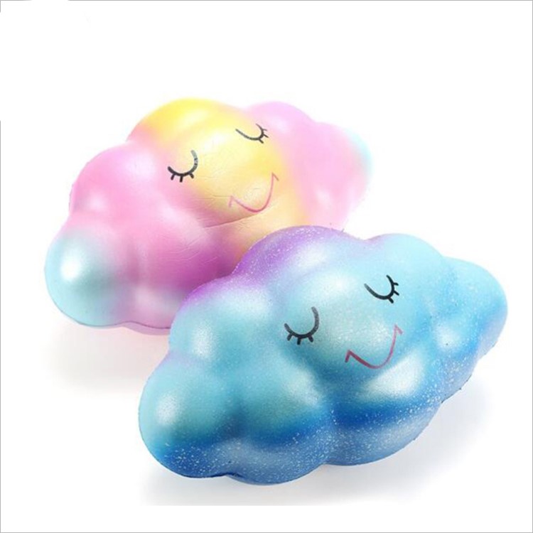 Cute Cloud Pattern Squishy Toy Hand Fidget Squishy Squeeze Toy-3
