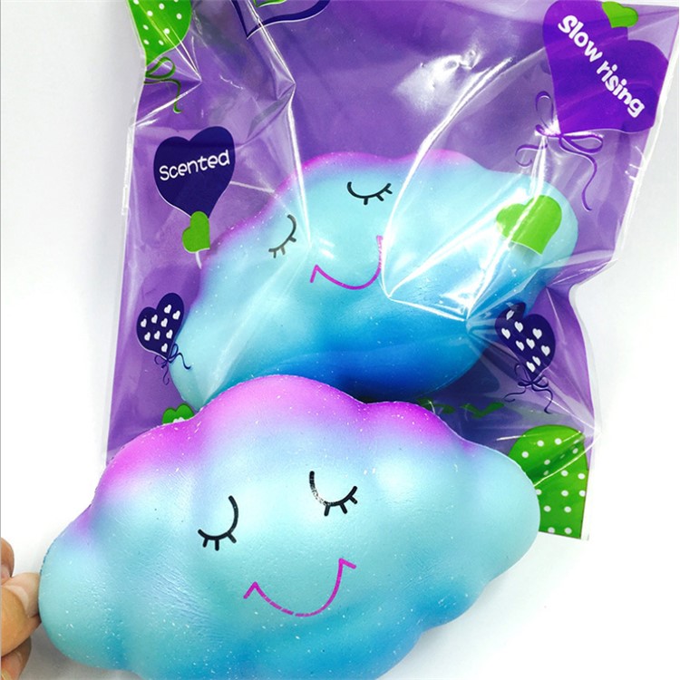 Cute Cloud Pattern Squishy Toy Hand Fidget Squishy Squeeze Toy-5