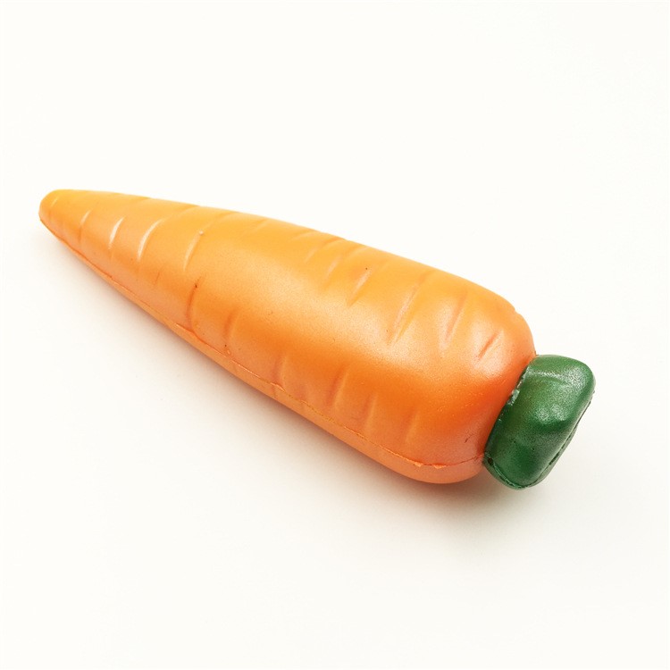 Vivid Carrot Shaped PU Stress Relief Pressure Squishy Toy-8