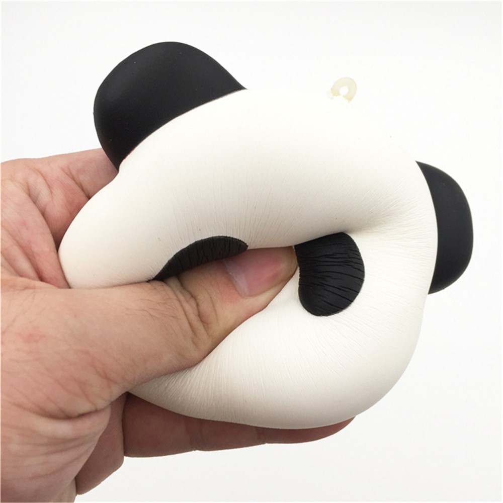 Squishy Stress Relief Squeezing Simulative Panda Head Shaped Pressure Reduced Squishy Toy-4