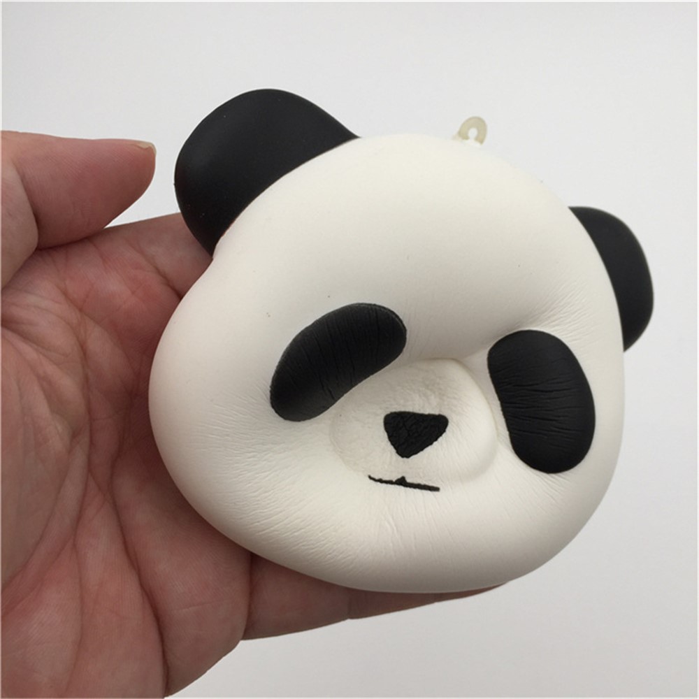 Squishy Stress Relief Squeezing Simulative Panda Head Shaped Pressure Reduced Squishy Toy-6