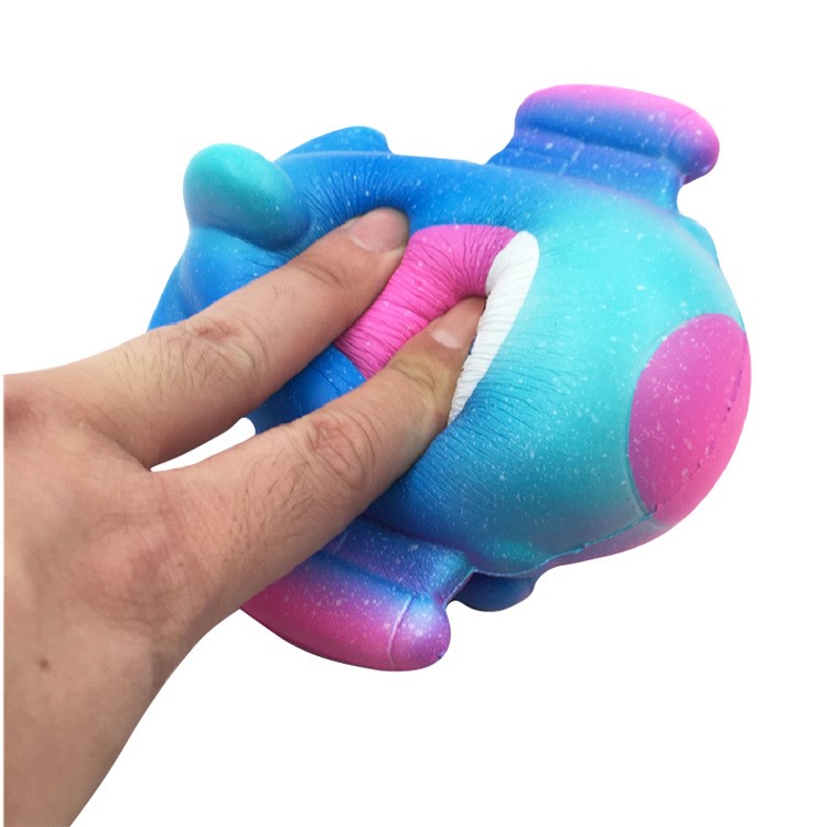 Colorized Plane Pattern Squishy Toy Hand Fidget Squishy Squeeze Toy-2