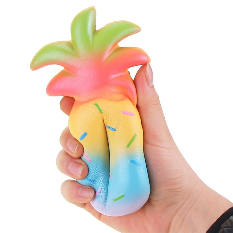 Squeeze Slow Rising Scented Decoration Squishy Pineapple Donut Toy-3