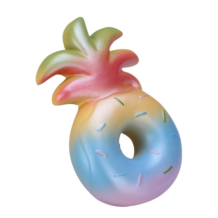 Squeeze Slow Rising Scented Decoration Squishy Pineapple Donut Toy-4