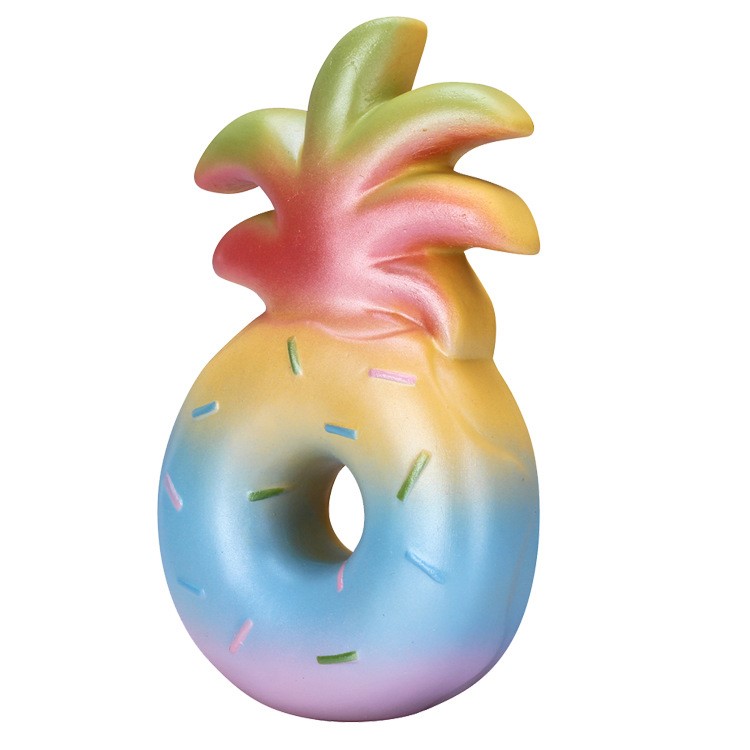 Squeeze Slow Rising Scented Decoration Squishy Pineapple Donut Toy-6