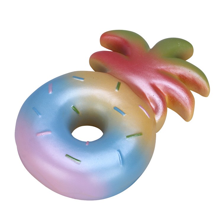 Squeeze Slow Rising Scented Decoration Squishy Pineapple Donut Toy-7