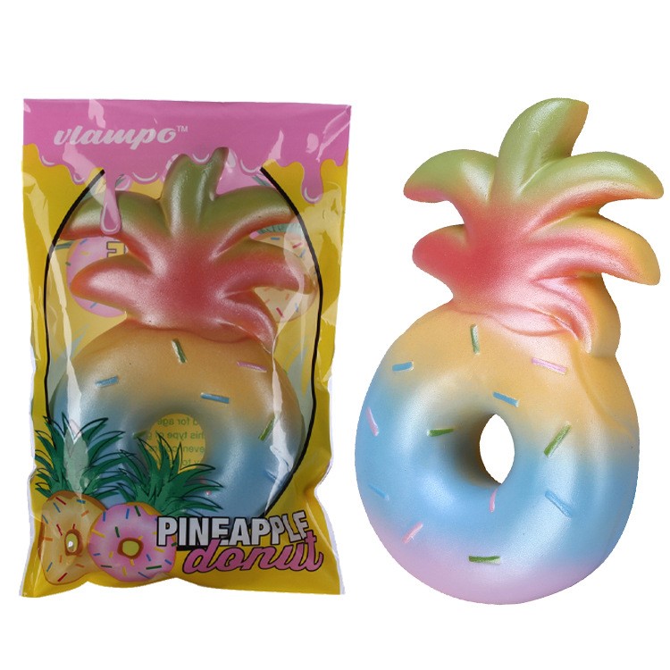 Squeeze Slow Rising Scented Decoration Squishy Pineapple Donut Toy-8