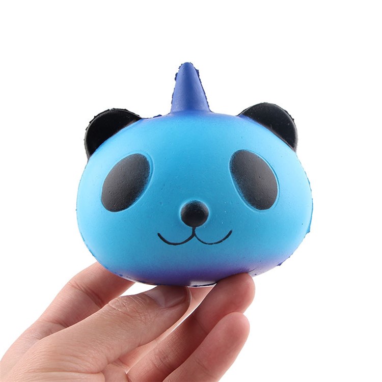 Slow Rising Cute Panda with a Horn Toy Soft PU Hand Squishy Toy-1