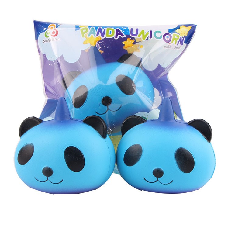 Slow Rising Cute Panda with a Horn Toy Soft PU Hand Squishy Toy-12
