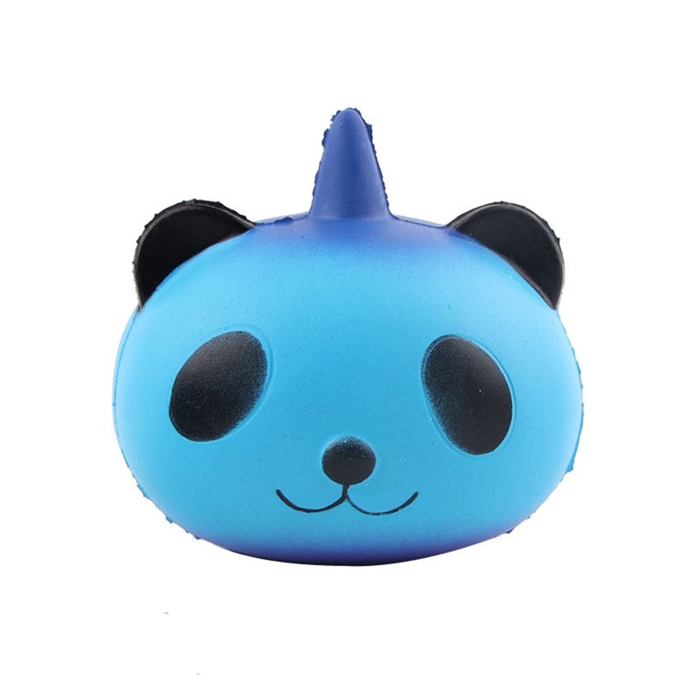 Slow Rising Cute Panda with a Horn Toy Soft PU Hand Squishy Toy-4
