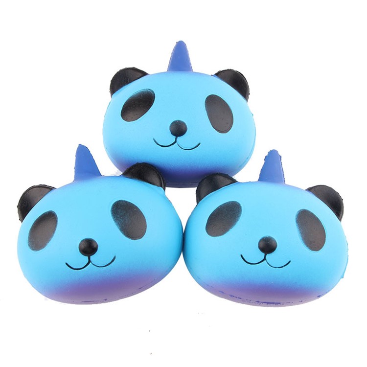 Slow Rising Cute Panda with a Horn Toy Soft PU Hand Squishy Toy-5