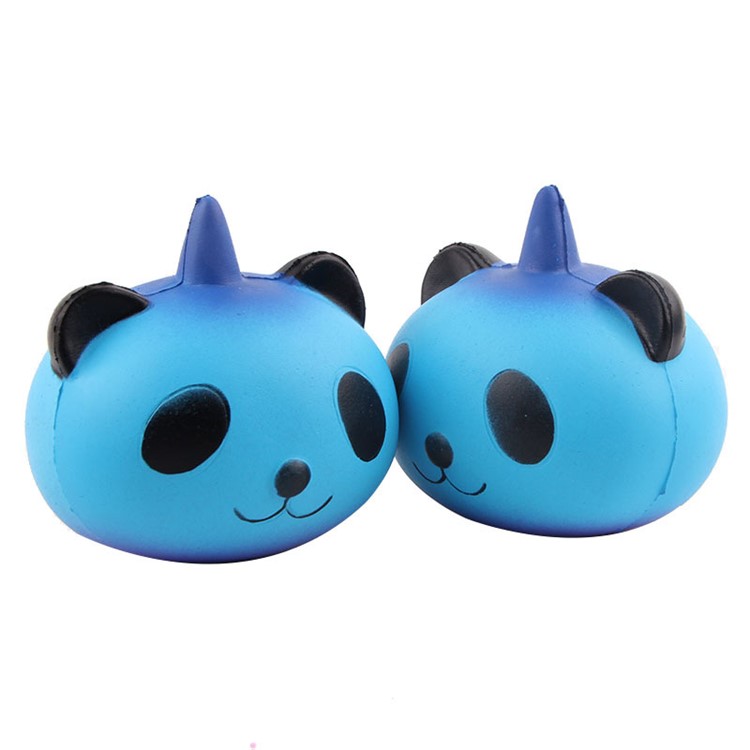 Slow Rising Cute Panda with a Horn Toy Soft PU Hand Squishy Toy-7