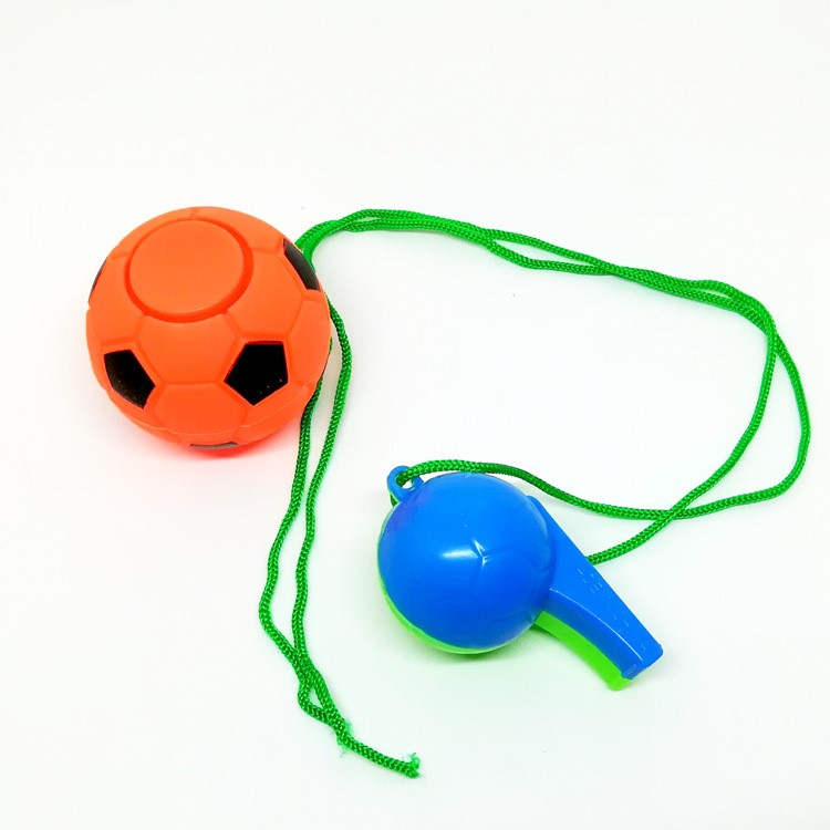 Soccer Football Fidget Spinner Plastic Ball Hand Spinner Reduce Stress - Orange-2