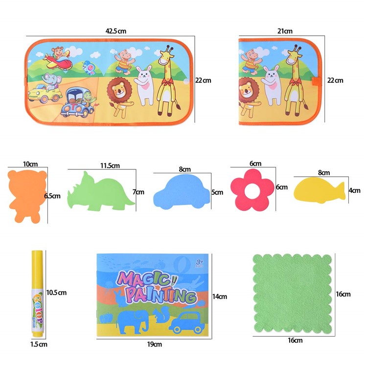 Colorful Drawing Book Board Writing Board for Baby Painting Graffiti-2