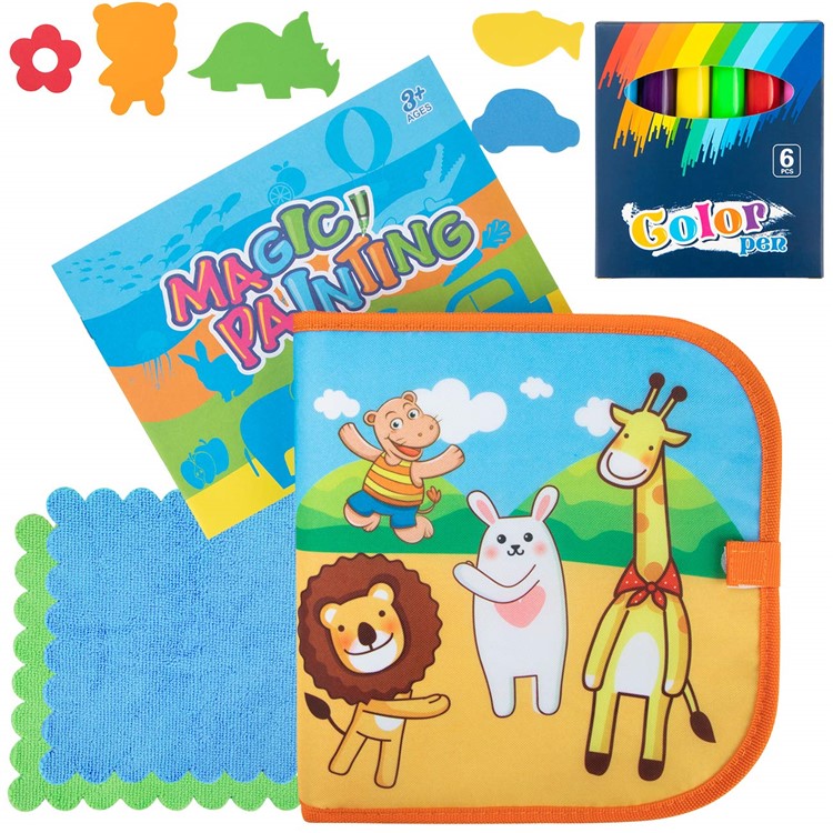 Colorful Drawing Book Board Writing Board for Baby Painting Graffiti-3