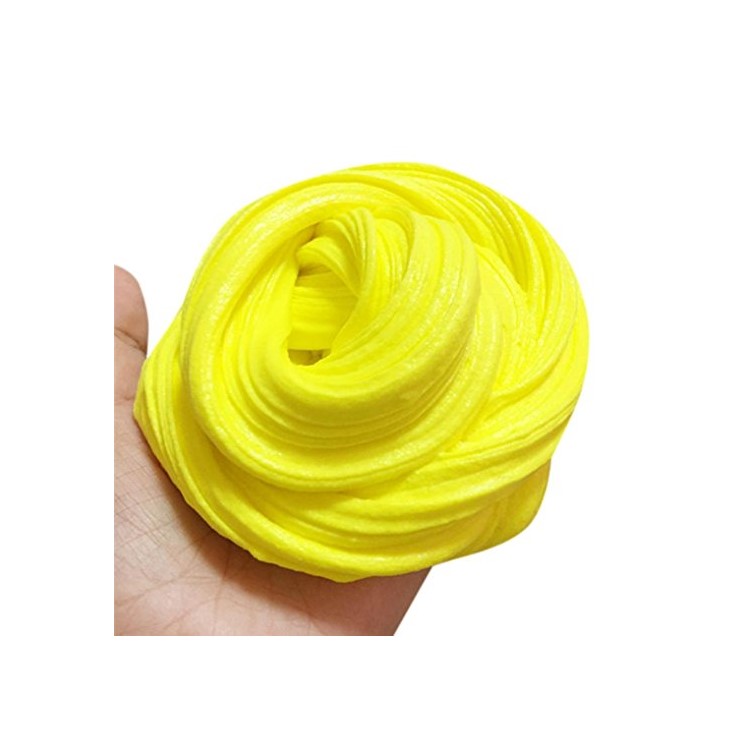 100ML DIY Fluffy Foam Slime Scented Kids Toy Sludge Toy - Yellow-1