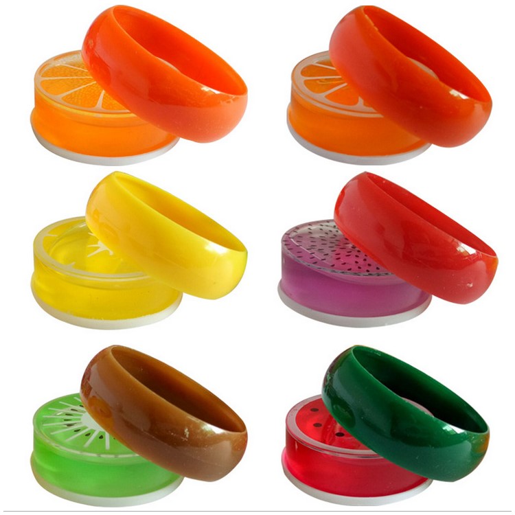 Jelly Slime Crystal Fruit Clay Rubber Mud Plasticine Children's Toy - Orange-3