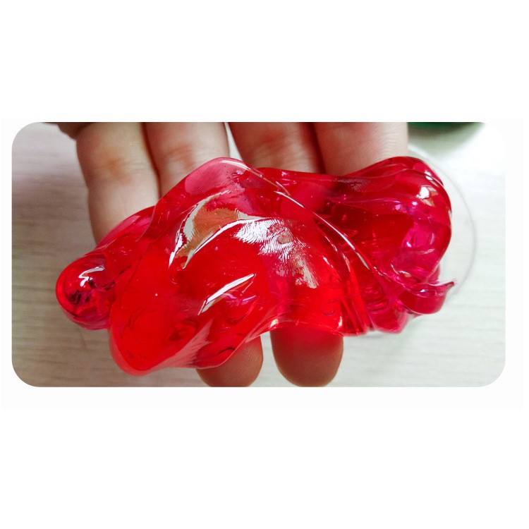Jelly Slime Crystal Fruit Clay Rubber Mud Plasticine Children's Toy - Orange-5