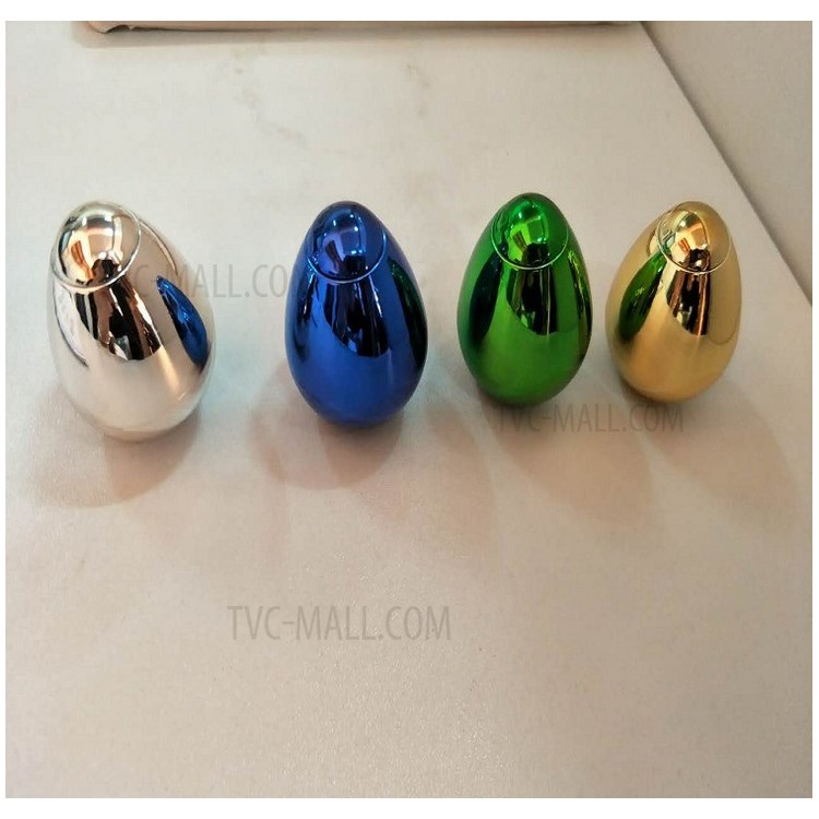 Dazzling Egg Tumbler Spinner Fidget Toy Plastic Stress Relief ADHD Anxiety Toy - Gold-3