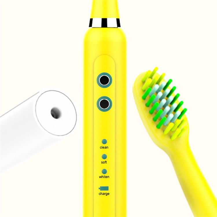 Intelligent Ultrasonic Electric Toothbrush BSL0003 - Yellow-4