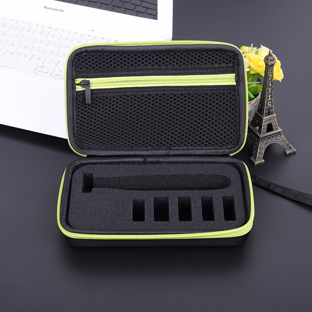 Hard Case Organizer Carrying Bag for Philips Norelco OneBlade Electric Trimmer Shaver QP2520/90/70 - Yellow-11