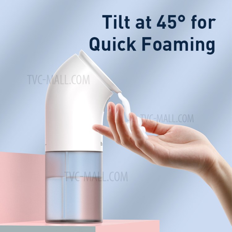 BASEUS Minipeng Hand Washing Machine Infrared Induction Hands Free Foaming Soap Dispenser - White-10