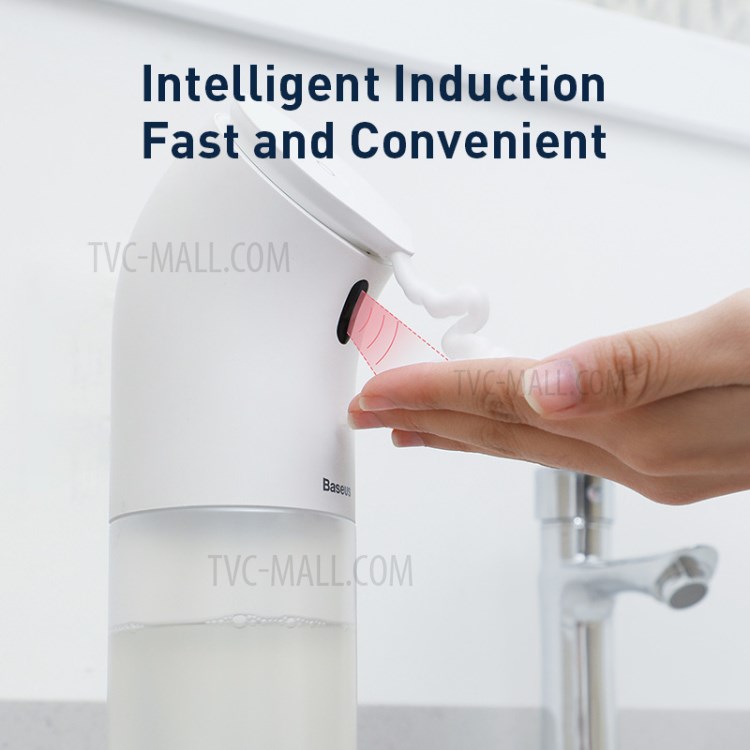 BASEUS Minipeng Hand Washing Machine Infrared Induction Hands Free Foaming Soap Dispenser - White-8