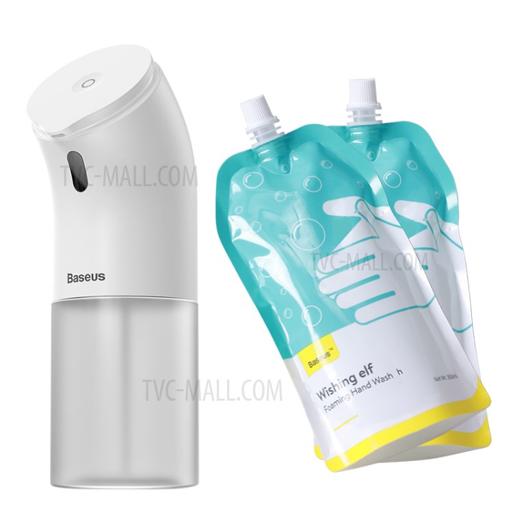 BASEUS Automatic Induction Hands Free Foaming Soap Dispenser with Foaming Soap - White-1