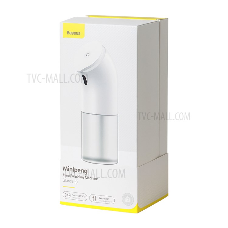 BASEUS Automatic Induction Hands Free Foaming Soap Dispenser with Foaming Soap - White-12