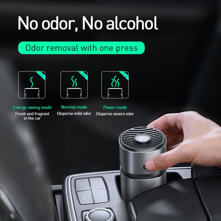 BASEUS Fan Air Freshener for Vehicles (with Formaldehyde Purification Function) - Black-9